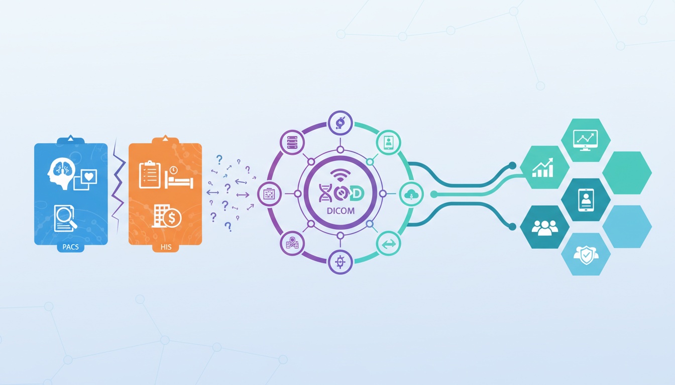 The Evolution of Integrated PACS with HIS: From Interface Complexity to Cloud-Native Interoperability